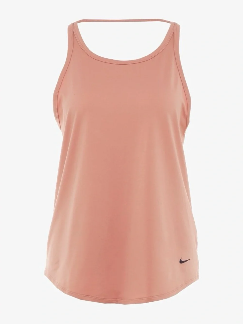 ✔️NIKE Women’s Peach Dri-Fit Studio Open Back Sleeveless Racerback Tank Top - S
